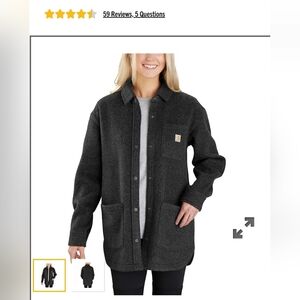 Carhartt brushed fleece jacket